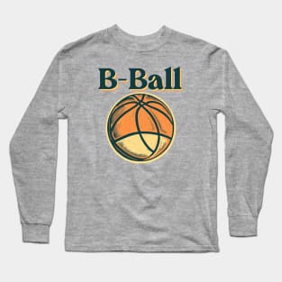 Retro B-Ball Long Sleeve T-Shirt